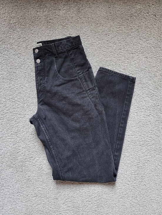 Guess Denim - VTG 90s Guess Pascal Black High Waisted Mom Jeans Made in USA 31 x 32